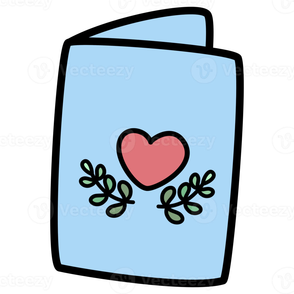 Cute Valentine Doodle Decorations PNG