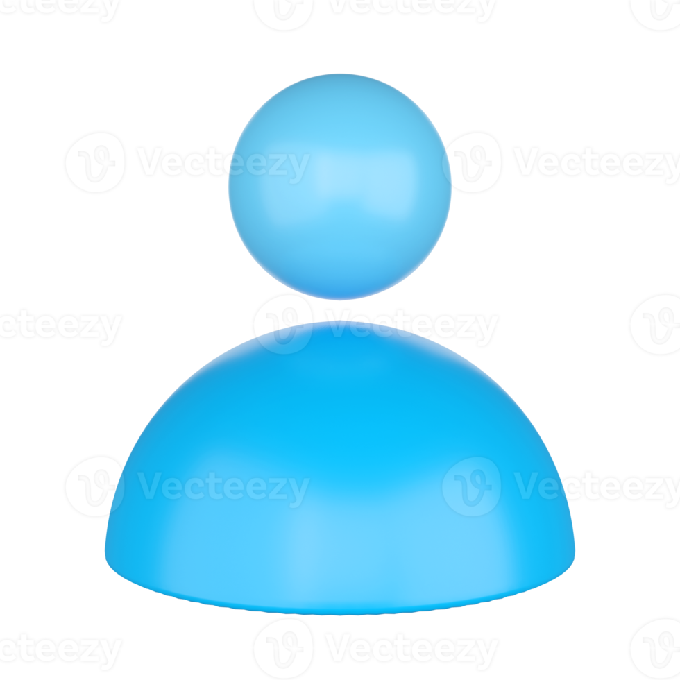 utente avatar icona. ragnatela interfaccia 3d resa. png