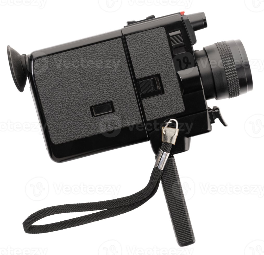 Super 8 movie camera isolated png