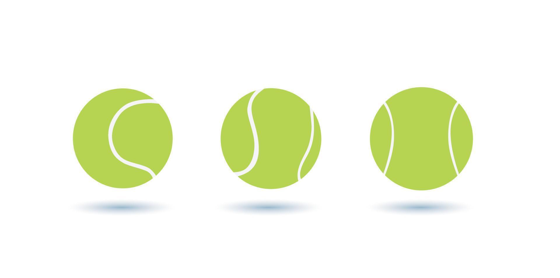 ilustración vectorial pelota de tenis vector
