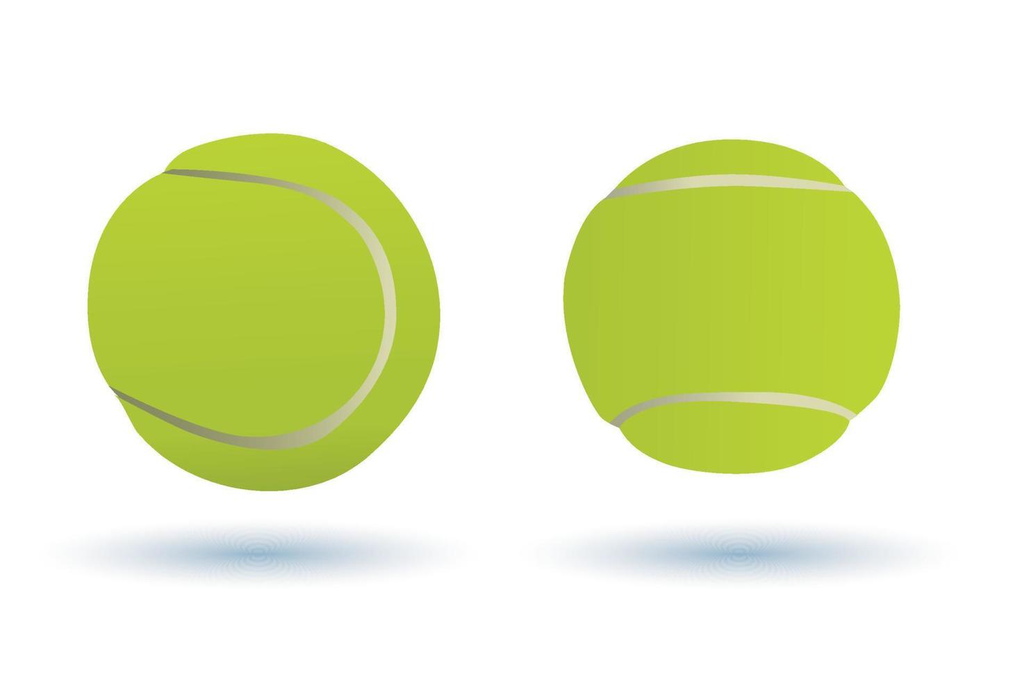 Vector illustration tennis ball