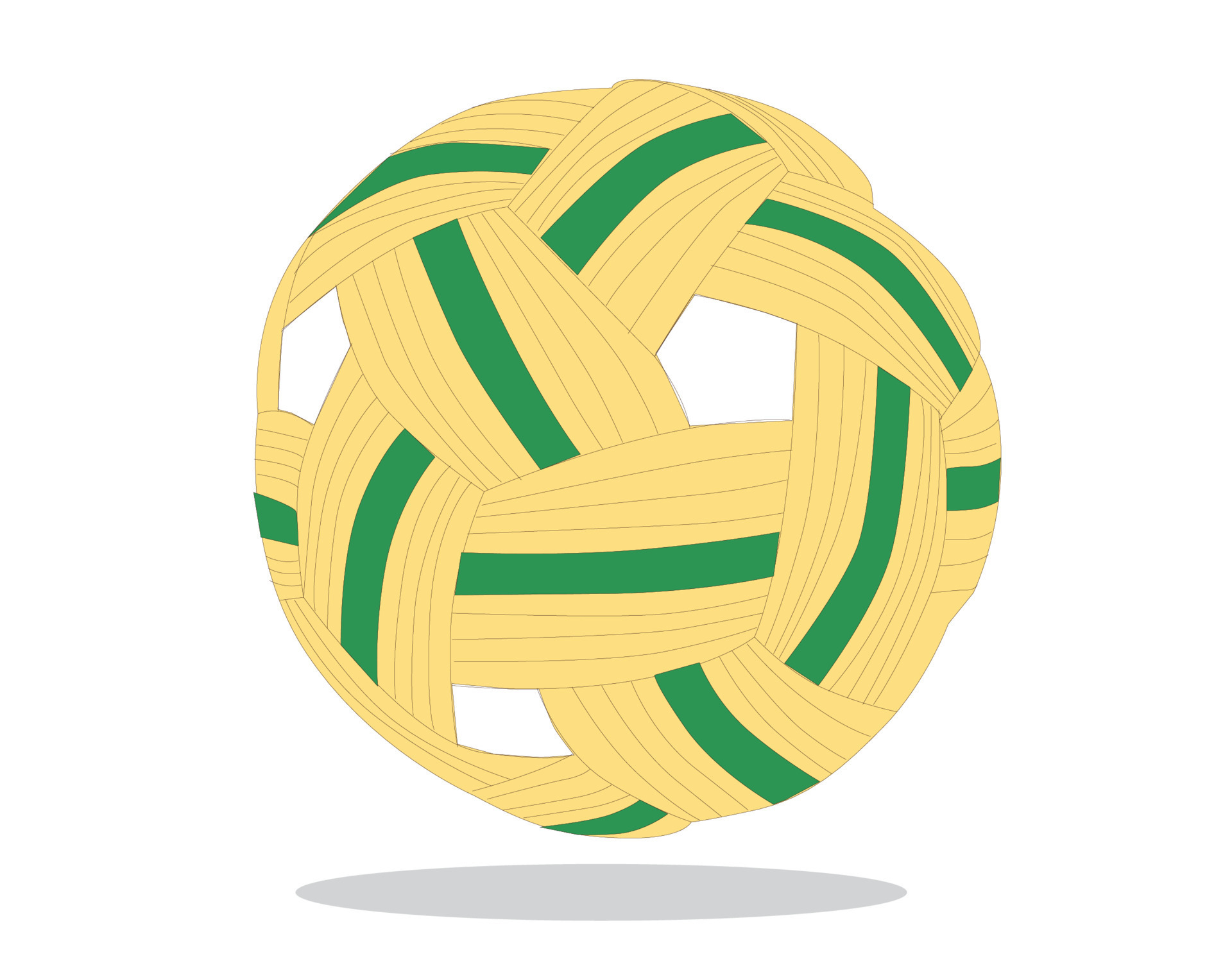 Vector illustration sepak takraw ball. sport 17190958 Vector Art at