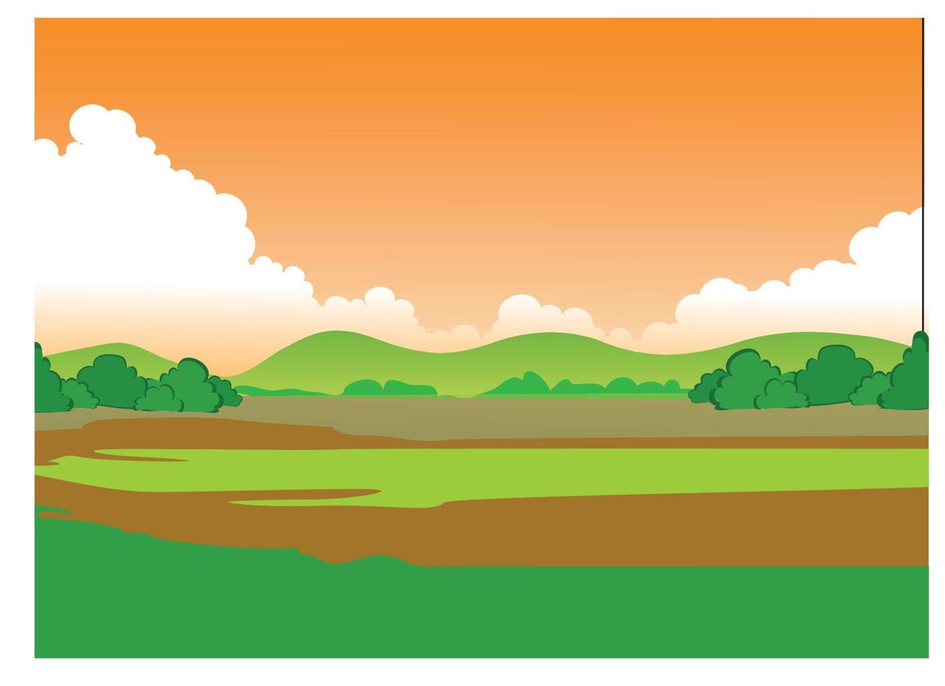 Vector illustration, background scene