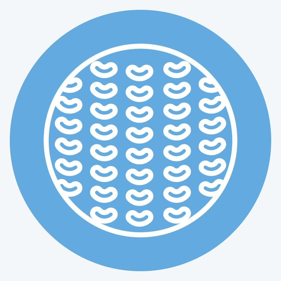 Icon Golf Ball. related to Sports Equipment symbol. blue eyes style. simple design editable. simple illustration vector