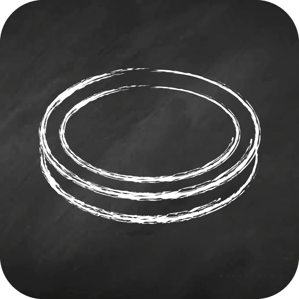 Icon Lens Filter. related to Photography symbol. chalk style. simple design editable. simple illustration vector