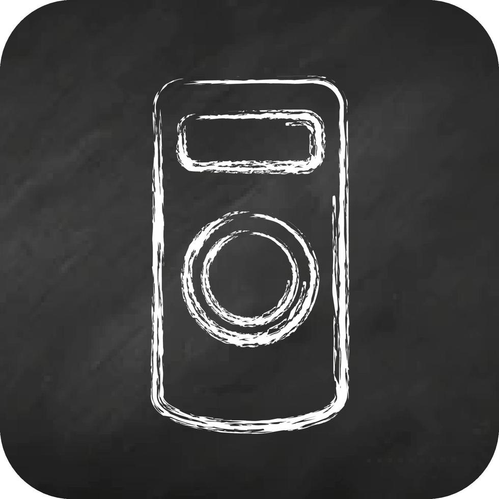 Icon Camera Remote Control. related to Photography symbol. chalk style. simple design editable. simple illustration vector