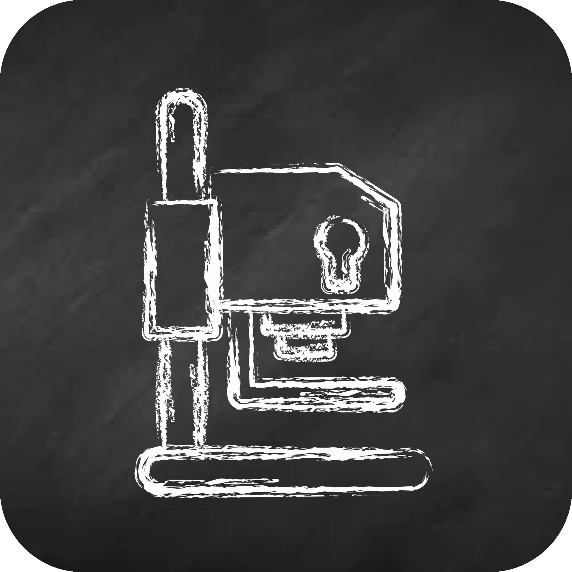 Icon Darkroom Equipment. related to Photography symbol. chalk style