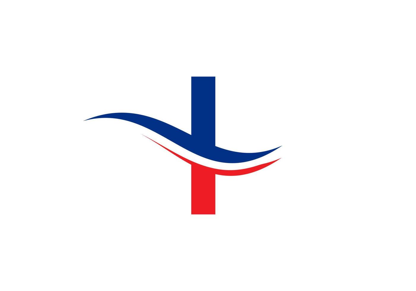 Monogram I Logo Design for Business and Company Identity vector