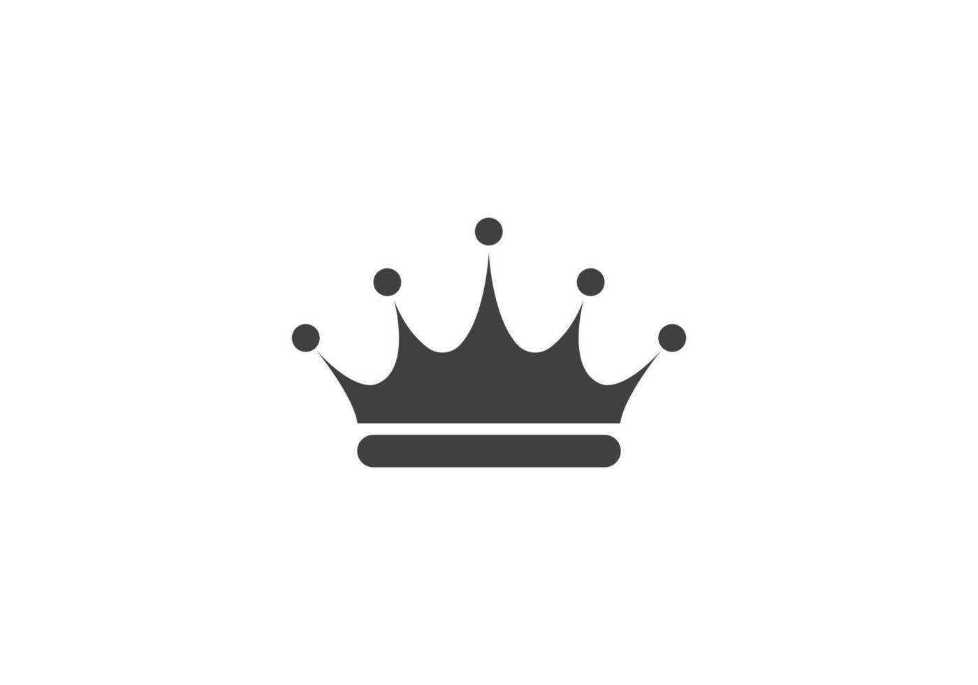 corona logo vector icono ilustración con varios colores. icono de corona con moda moderna