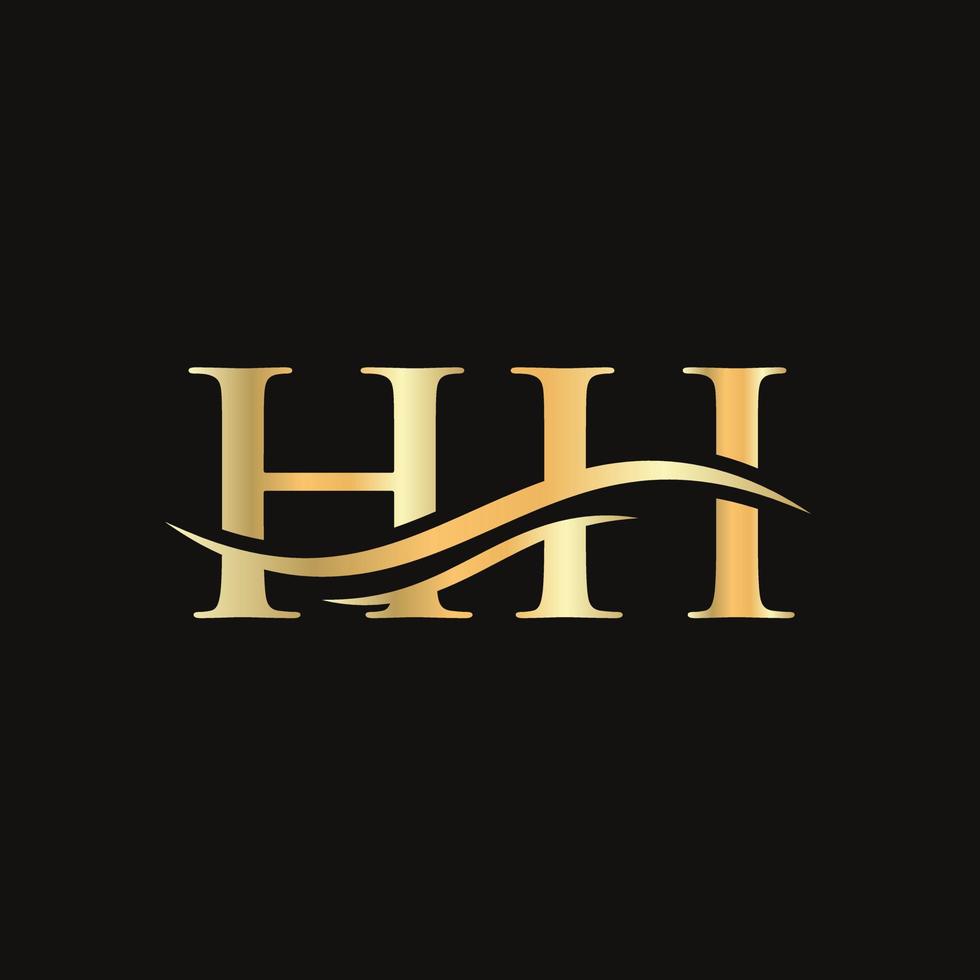 HH Letter Linked Logo for business and company identity. Initial Letter HH Logo Vector Template.