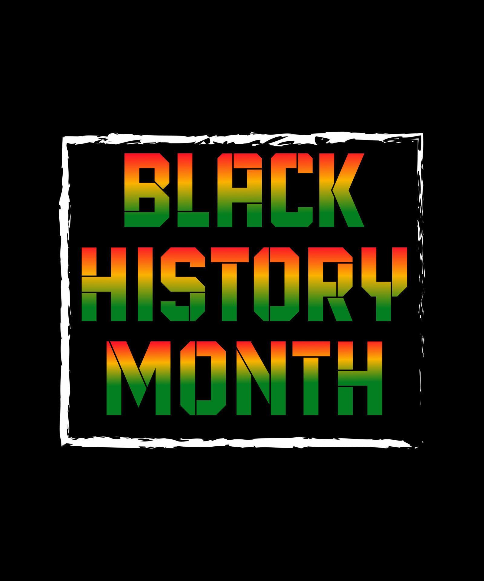 Black history month logo illustration design 17193388 Vector Art at