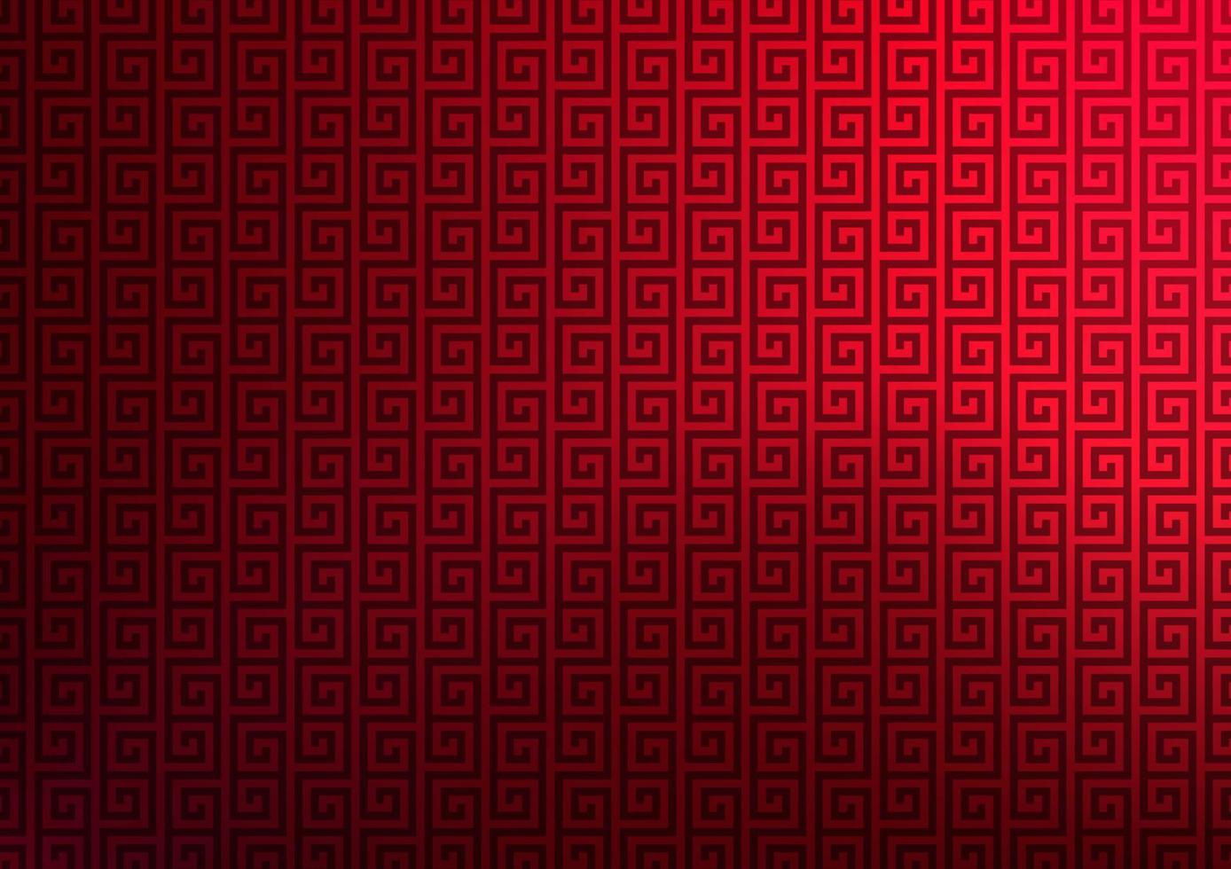 Chinese decorative red pattern square frame background vector