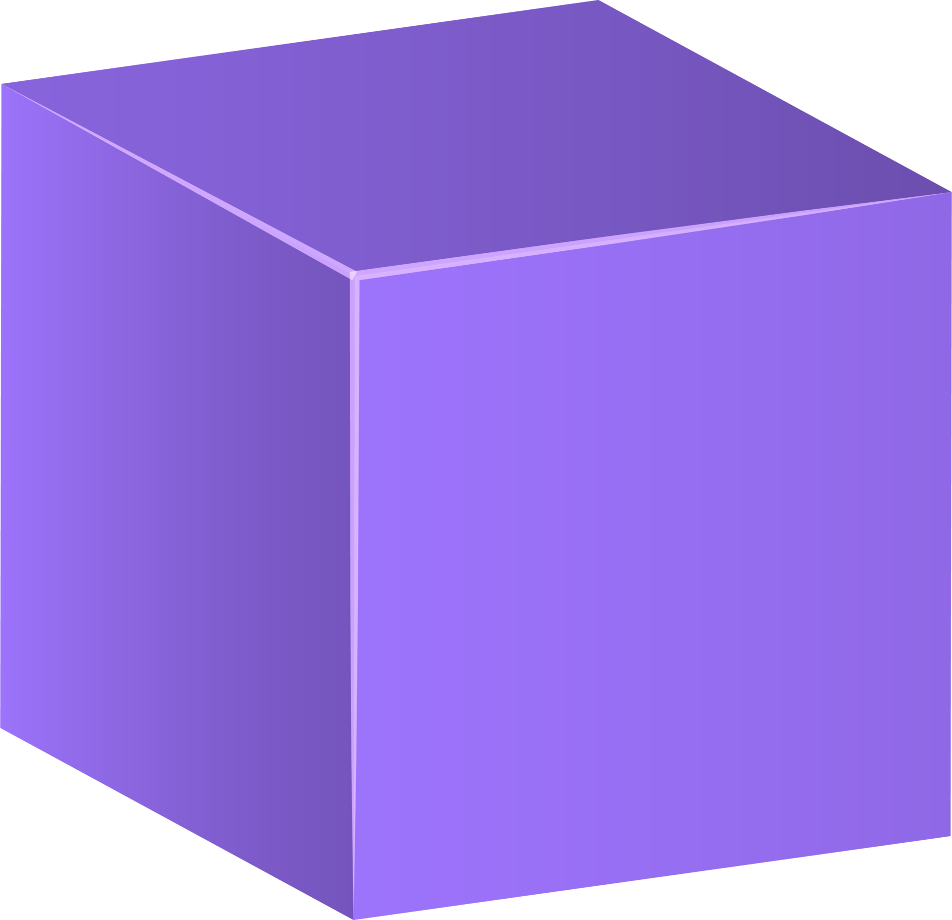 cubo morado 3d. 17193863 PNG