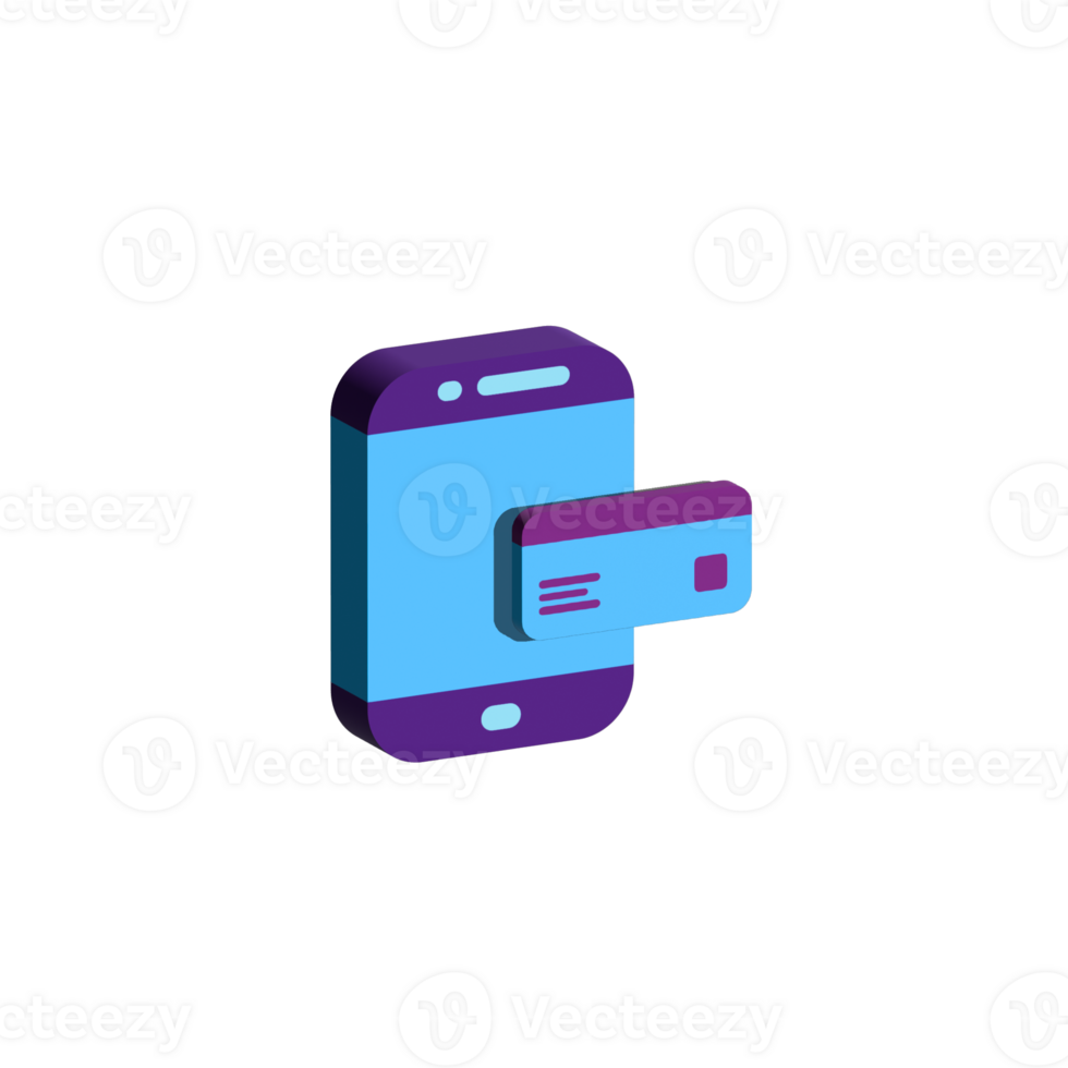 mobile and credit cards png
