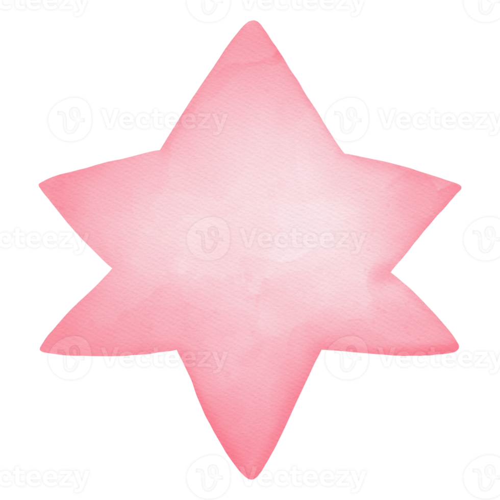 Watercolor Cute Star, Astronomy and Space concept png