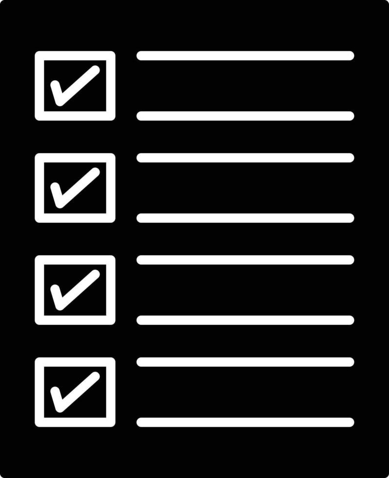 Checklist Vector Icon