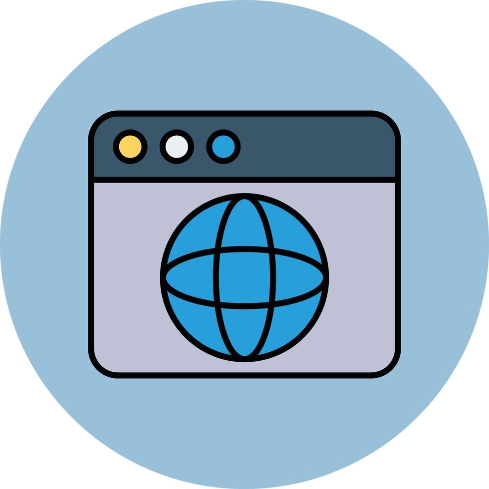 Web Browser Vector Icon