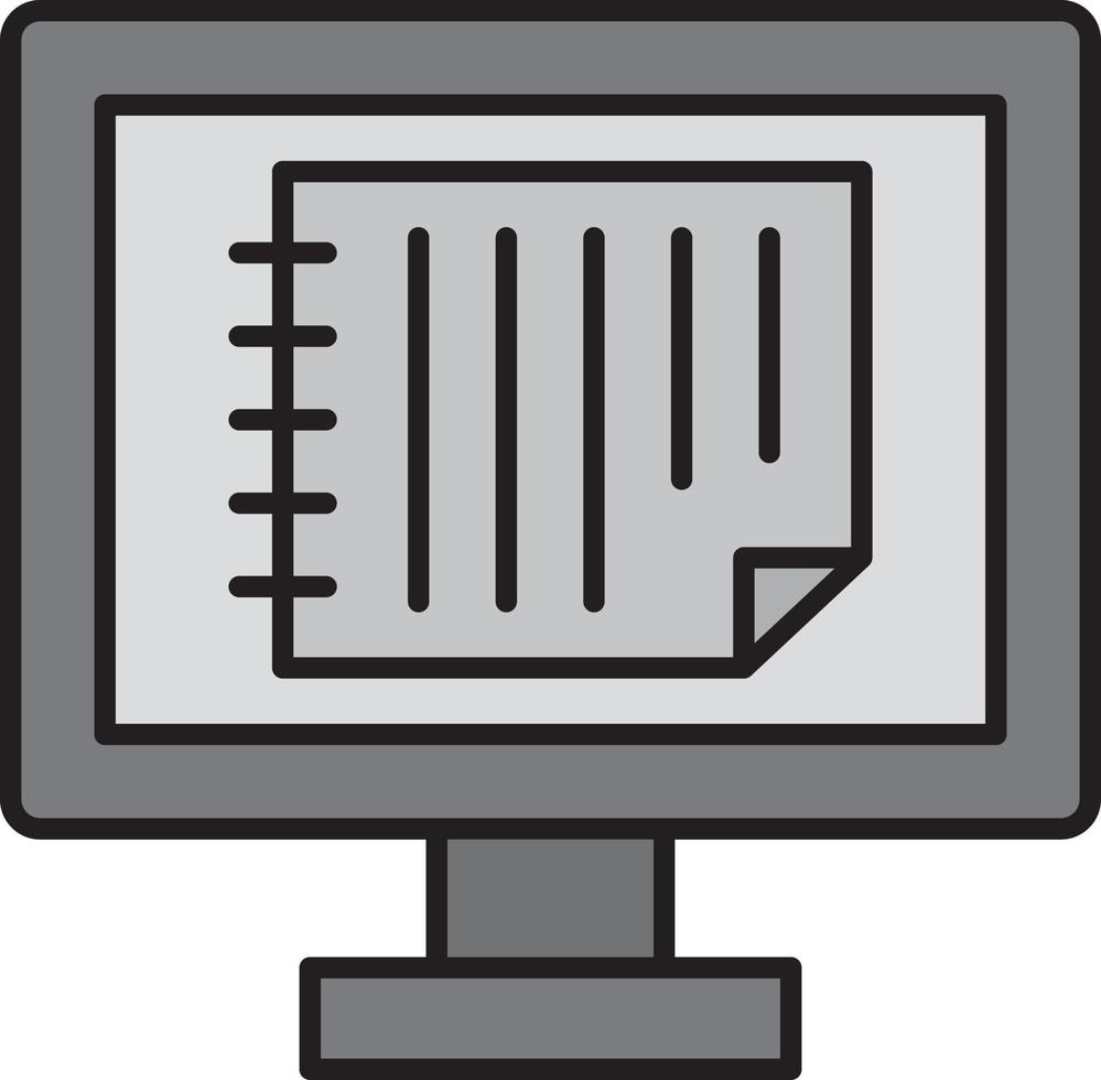 Online Notes Vector Icon