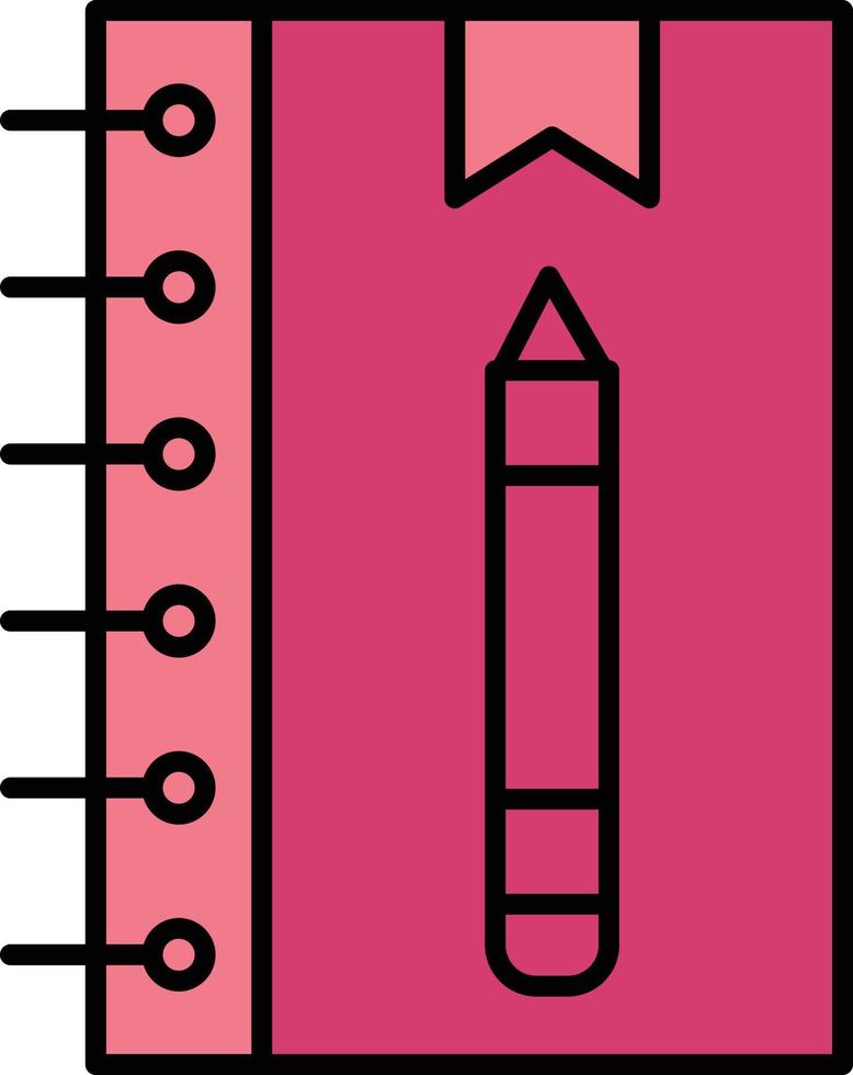 Notebook Vector Icon