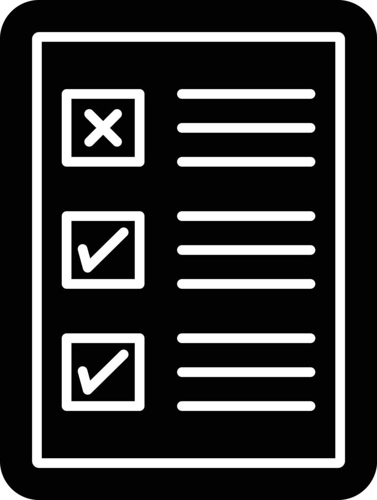 Checklist Vector Icon