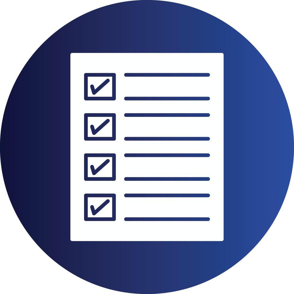 Checklist Vector Icon