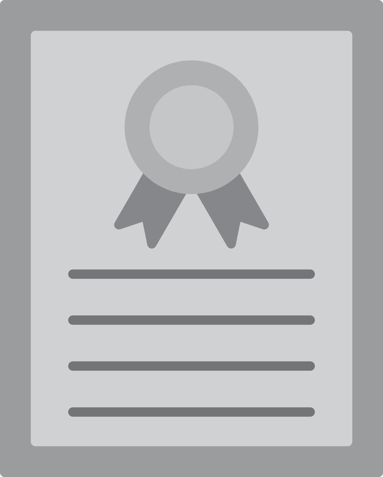 icono de vector de certificado