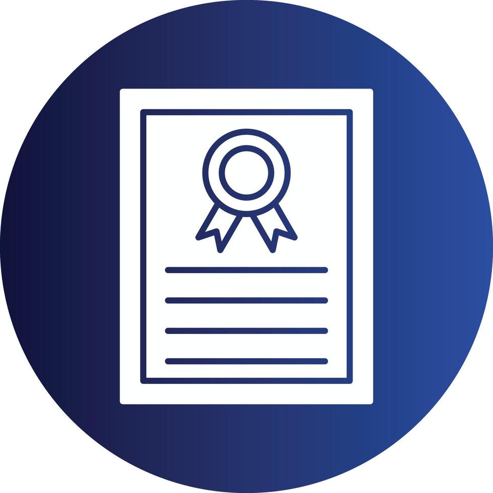 Certificate Vector Icon