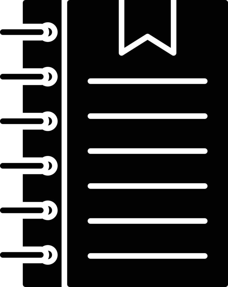 Notebook Vector Icon