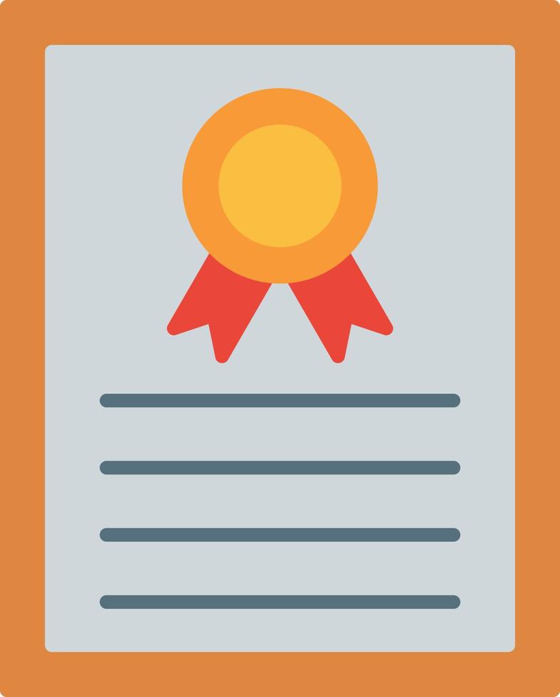 Certificate Vector Icon