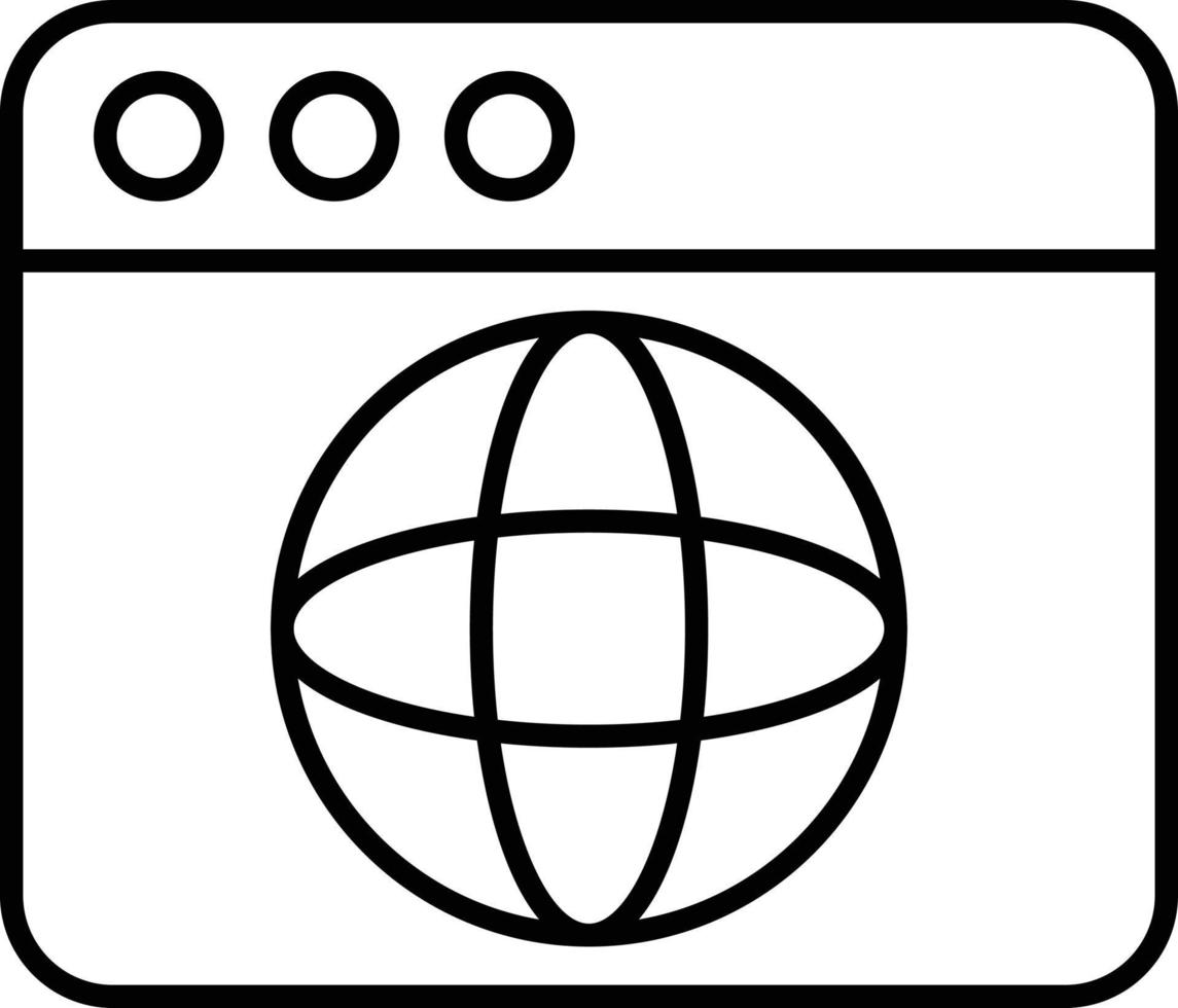 Web Browser Vector Icon