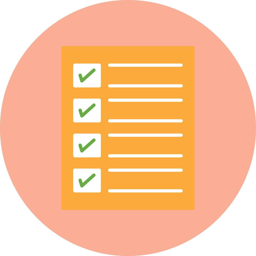 Checklist Vector Icon