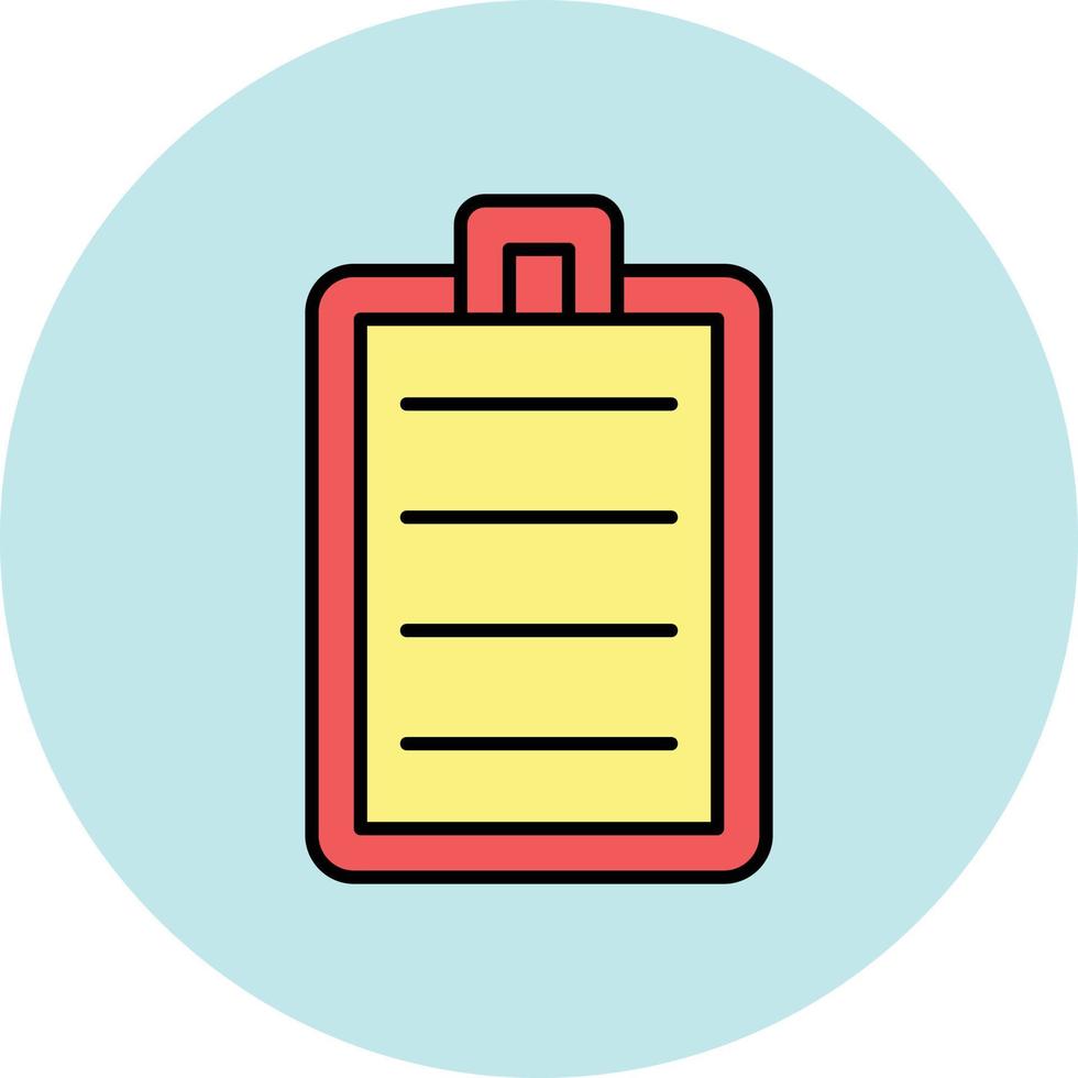 Notepad Vector Icon