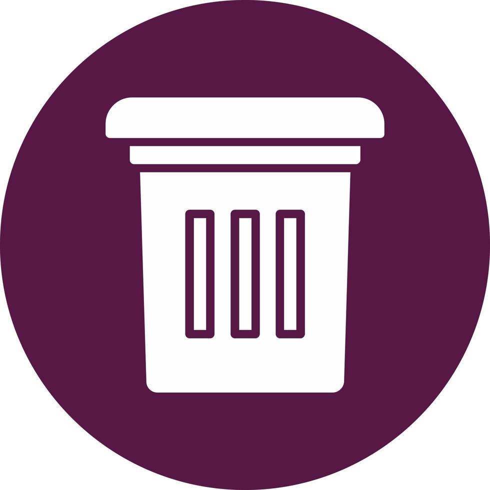 Trash Can Vector Icon