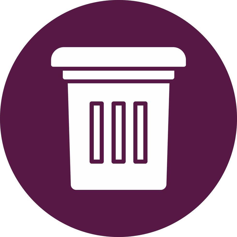 Trash Can Vector Icon