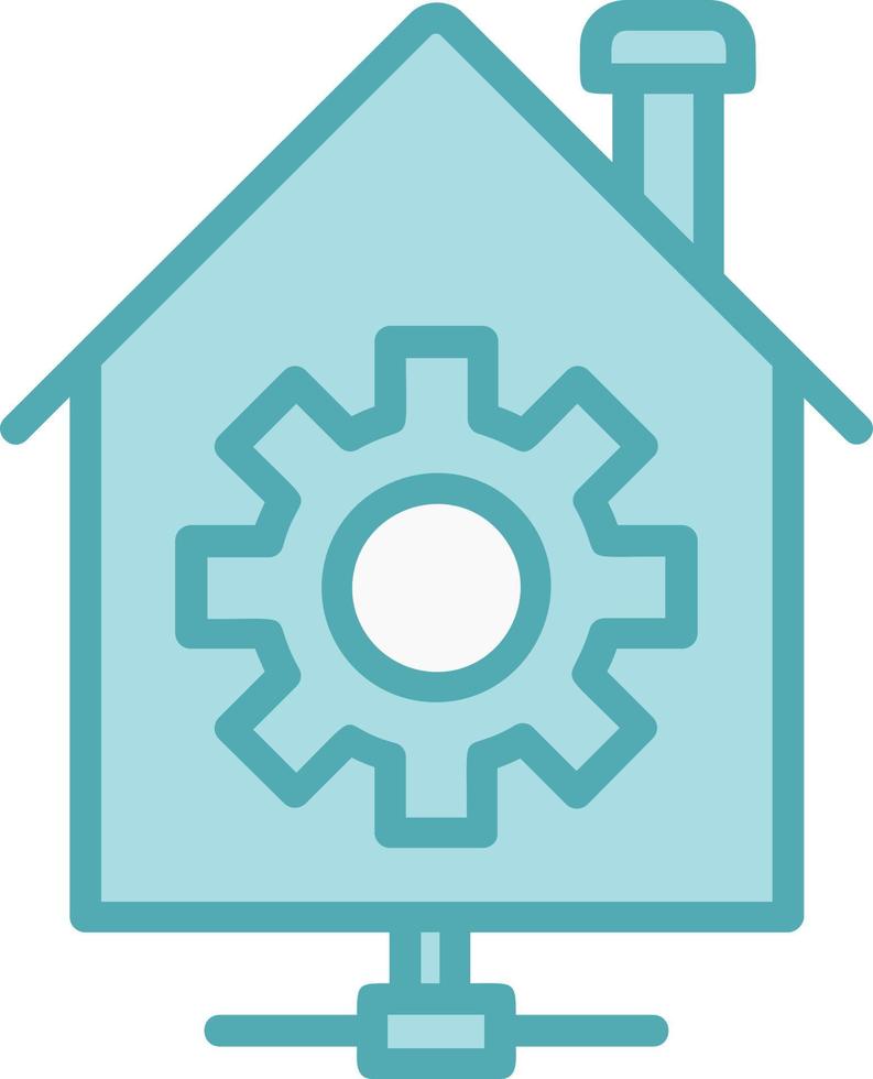 icono de vector de automatización del hogar