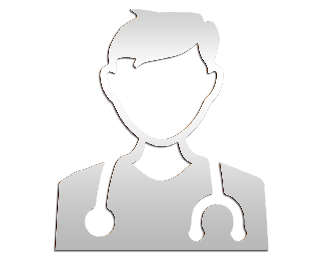 icono de doctor sobre fondo transparente png