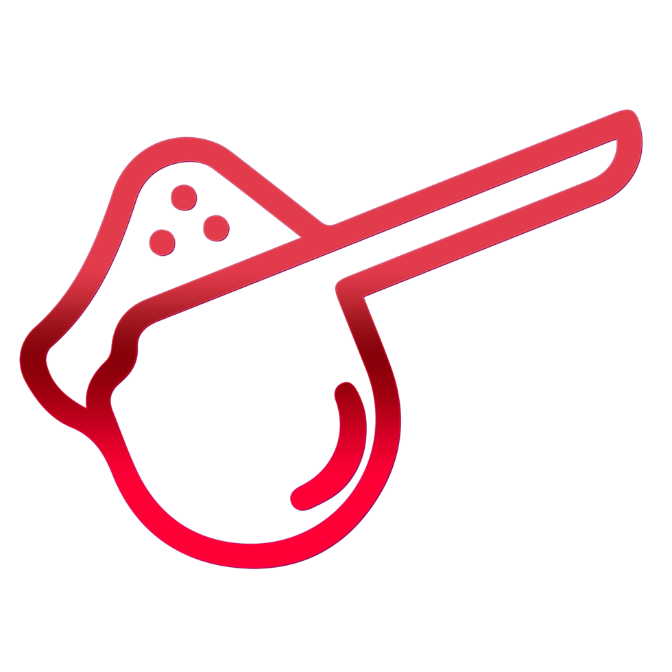 Cereal spoon icon on transparent background PNG