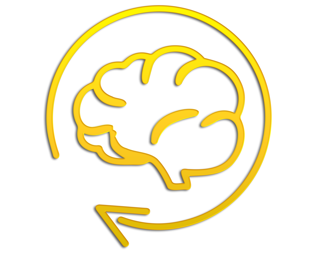 Brain icon isolated on transparent background png