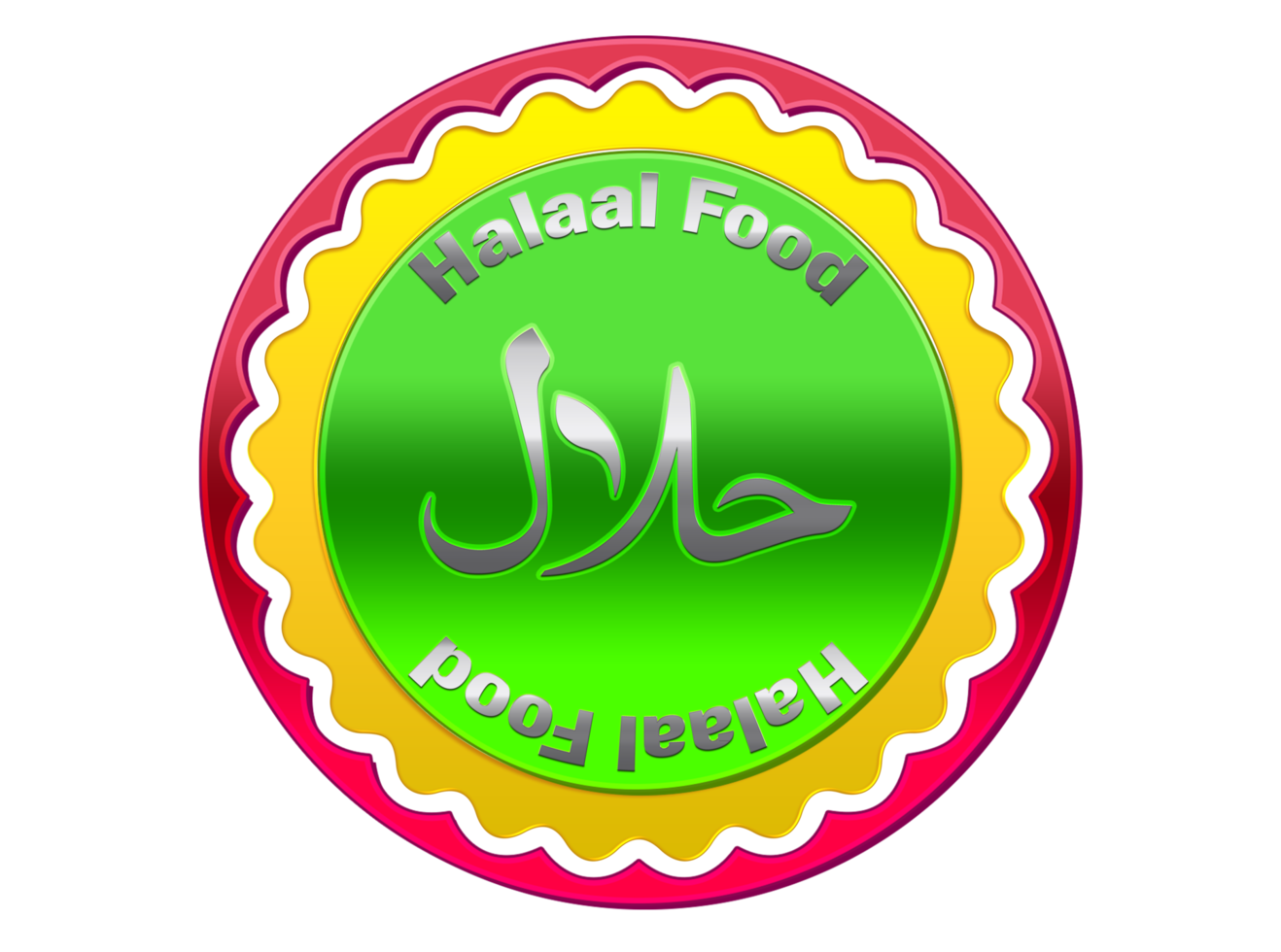 Halal-Logo auf transparentem Hintergrund png