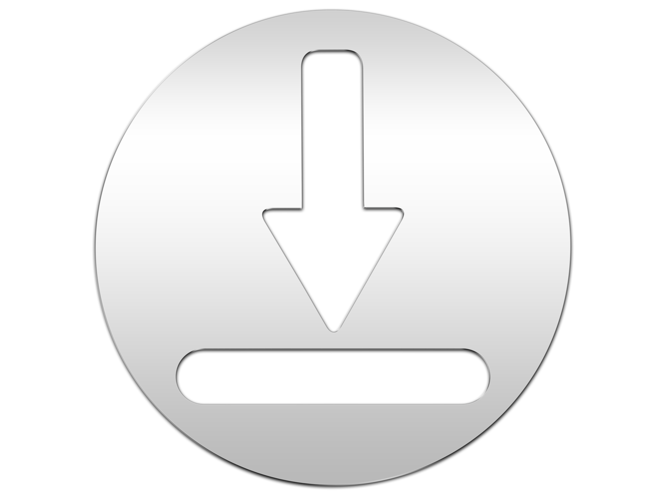 Download icon on transparent background png