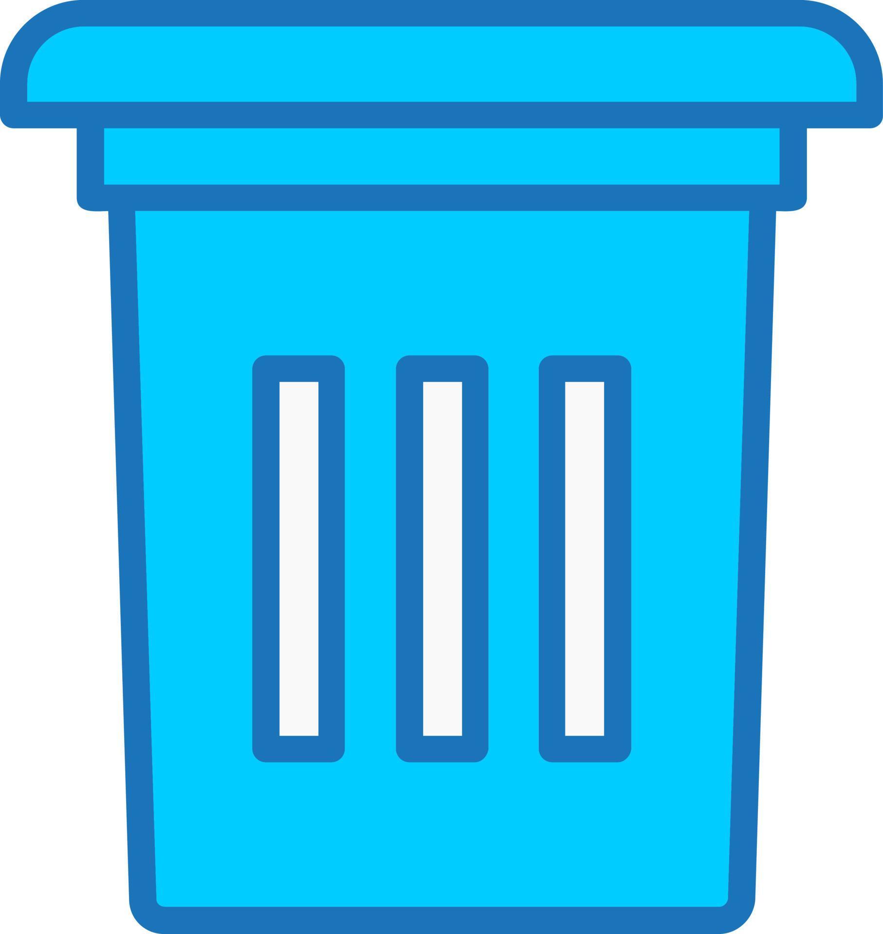 Trash Can Vector Icon 17196618 Vector Art at Vecteezy
