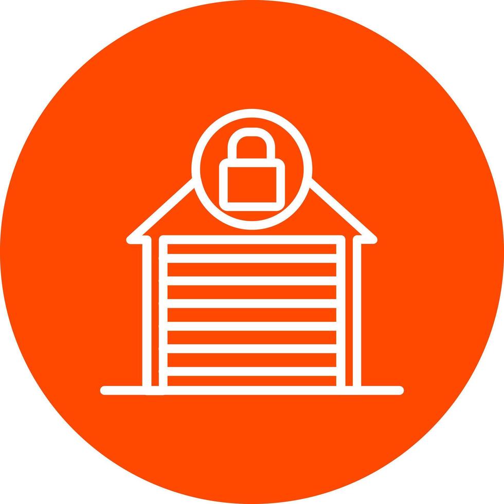 Garage Close Vector Icon
