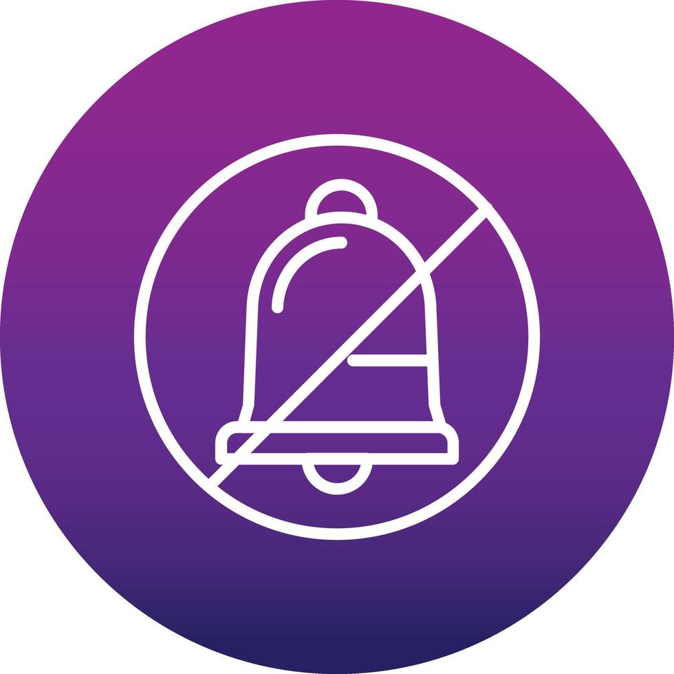 No Alarm Vector Icon