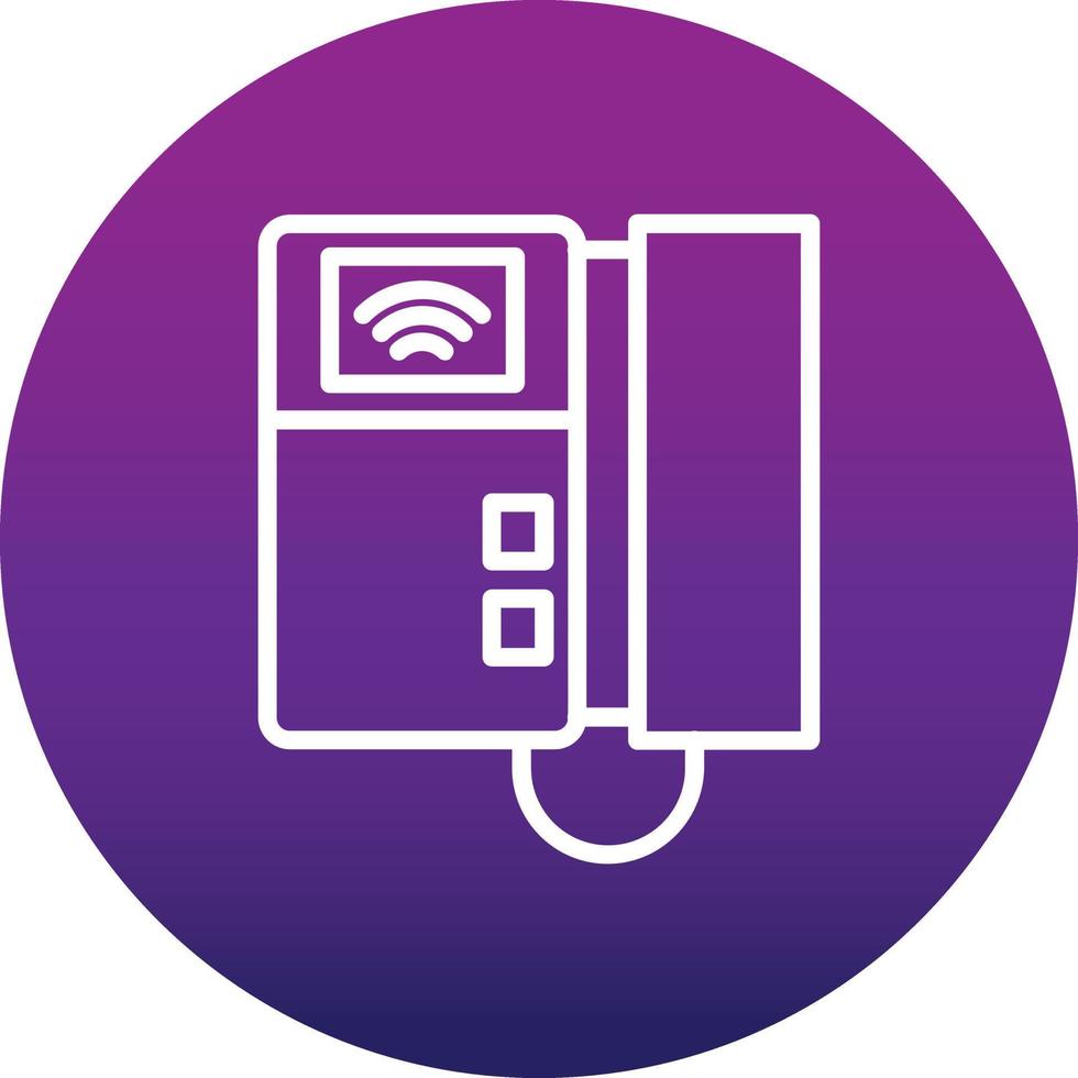Video Door Phone Vector Icon