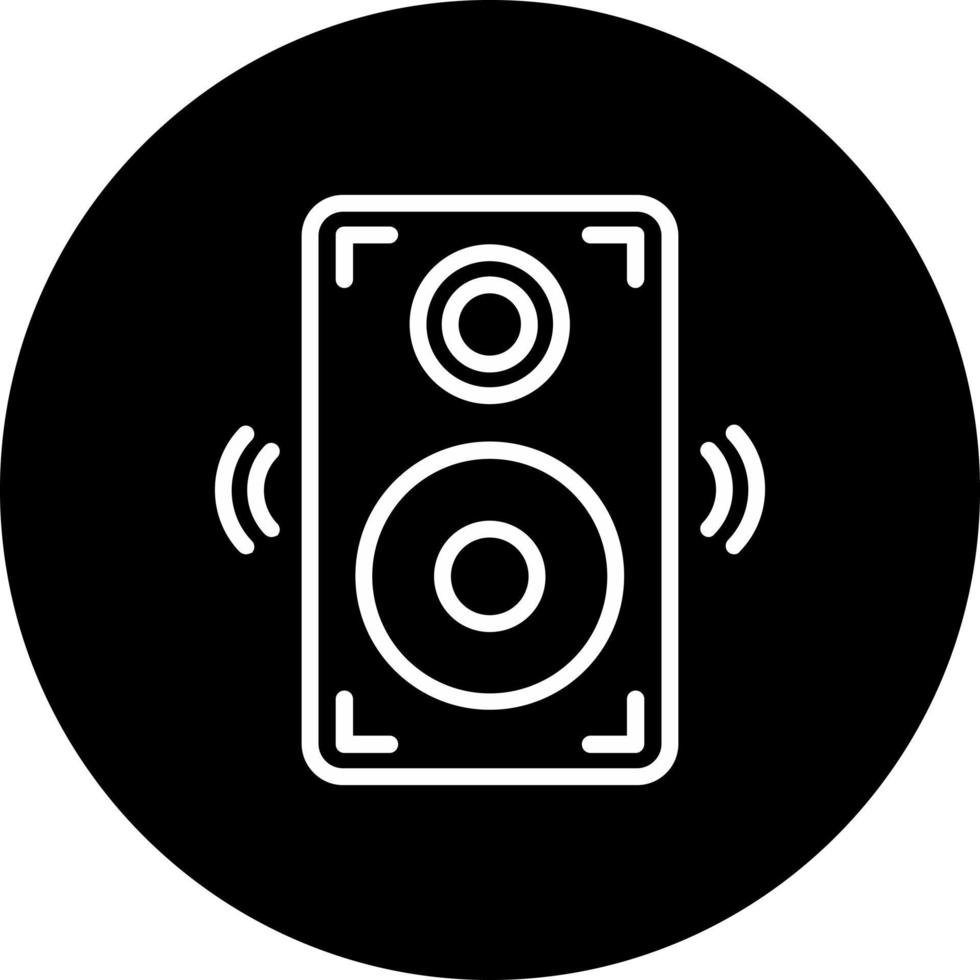 icono de vector de altavoz