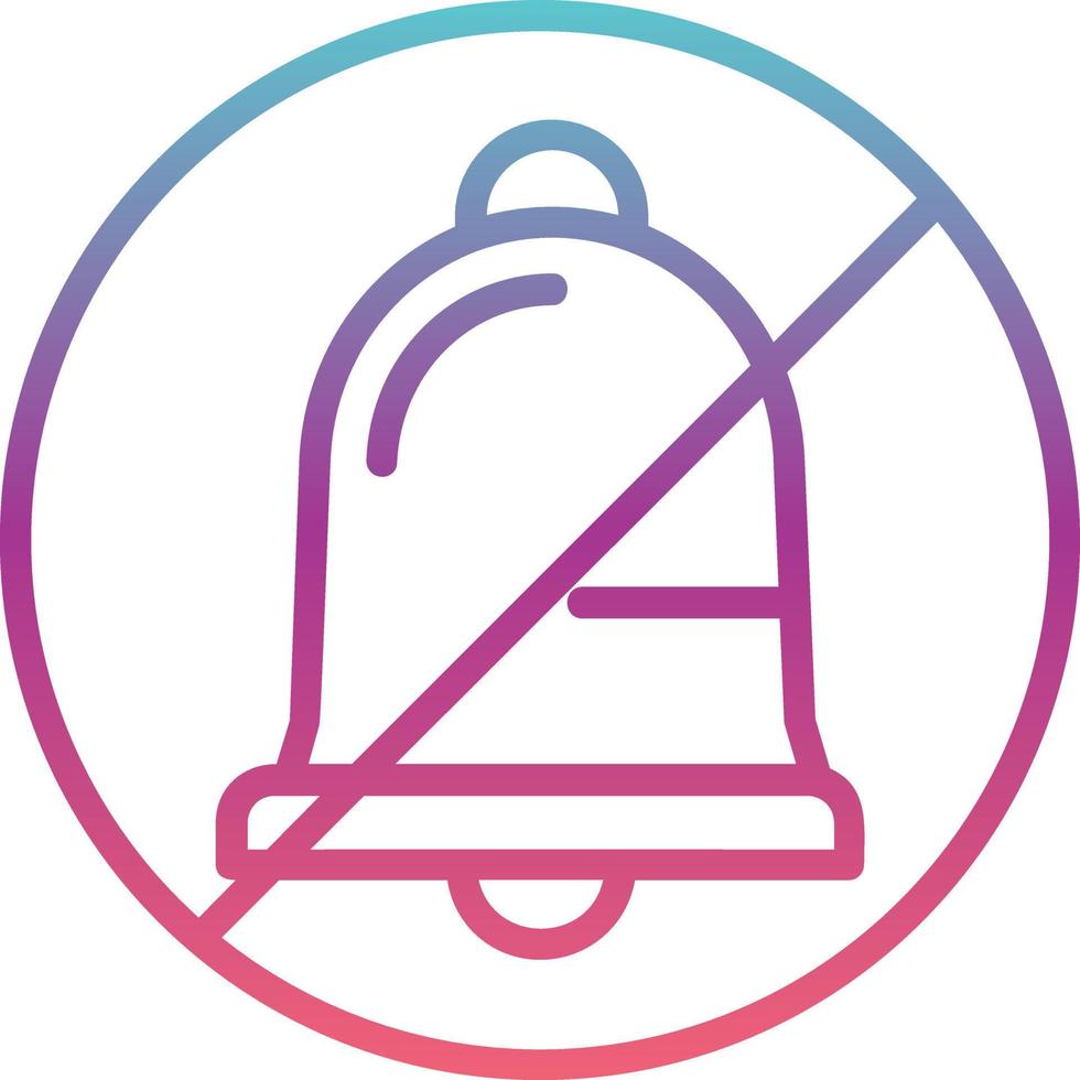 No Alarm Vector Icon