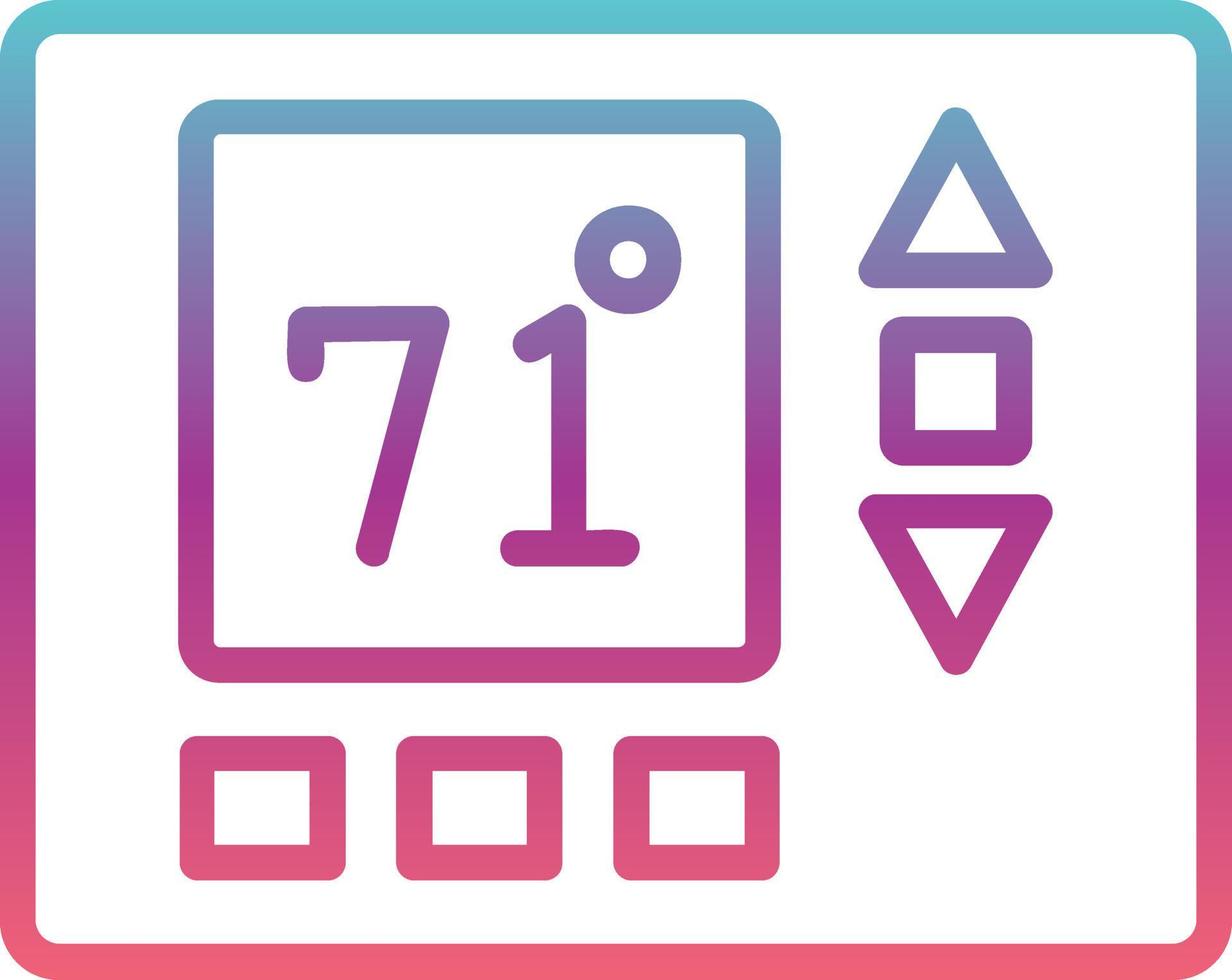 Thermostate Vector Icon