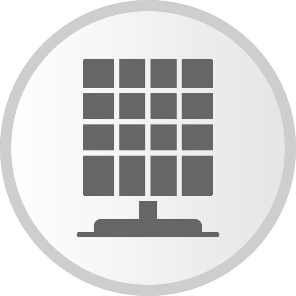 icono de vector de panel solar