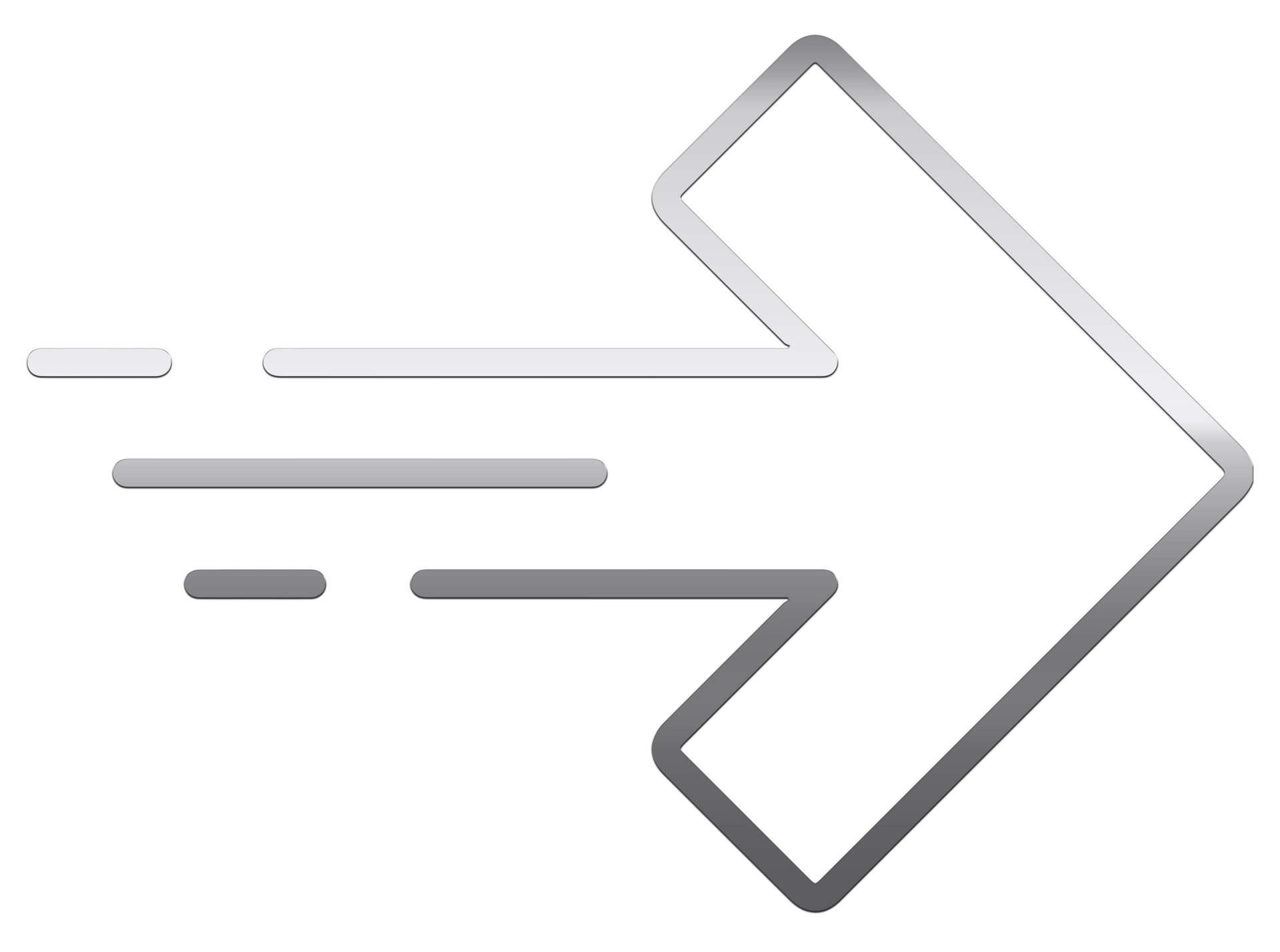 White Down Arrow Png