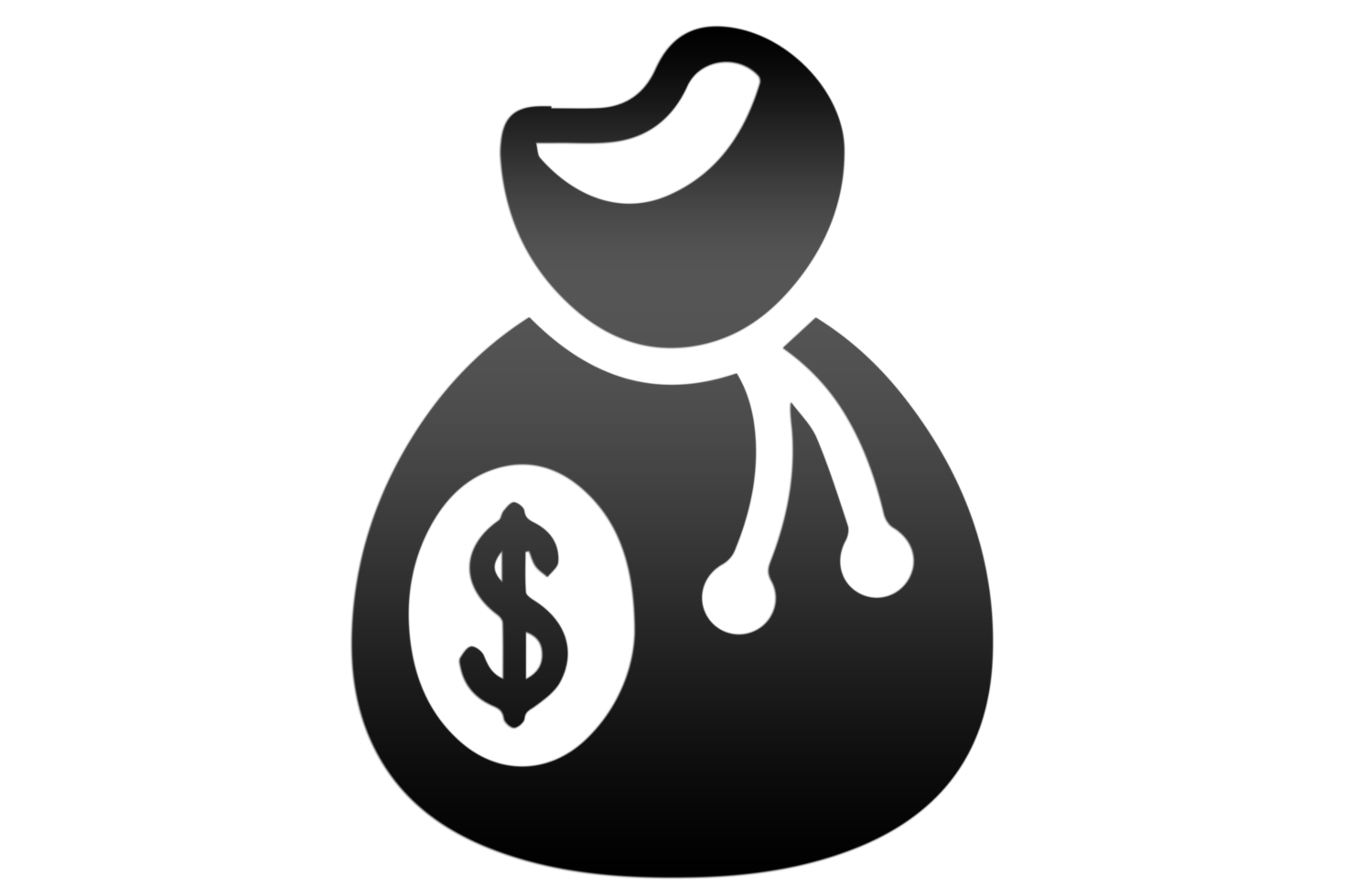 icono de bolsa de dinero fondo transparente png